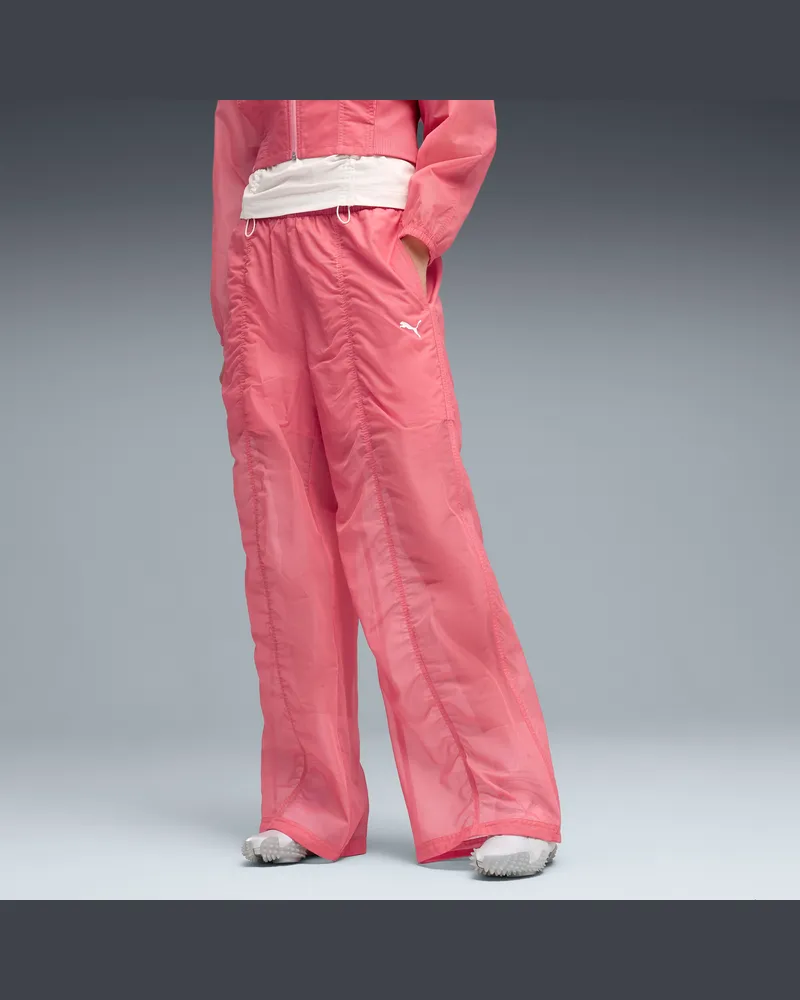 Puma Pantaloni in tessuto Dare To dal taglio morbido da donna, Accessori, Rosa Pink