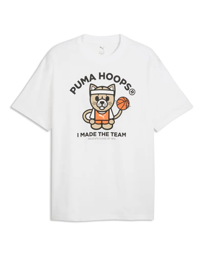 Puma T-shirt Junior Varsity dal taglio morbido da uomo, Accessori, Bianco White