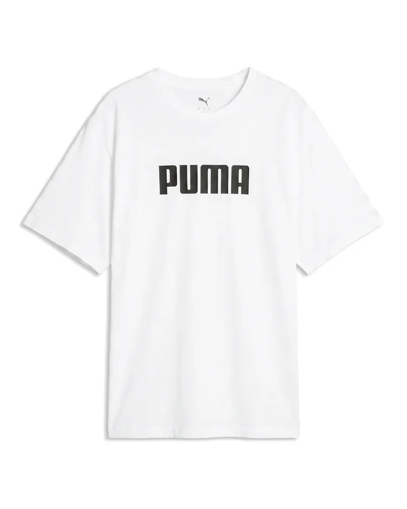 Puma T-shirt Essentials con logo Relaxed da donna, Abbigliamento, Bianco White