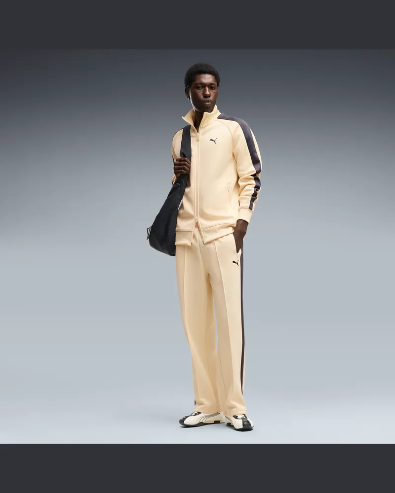 Puma Pantaloni da corsa T7 ALWAYS ON vestibilità comoda da uomo, Abbigliamento, Giallo Yellow