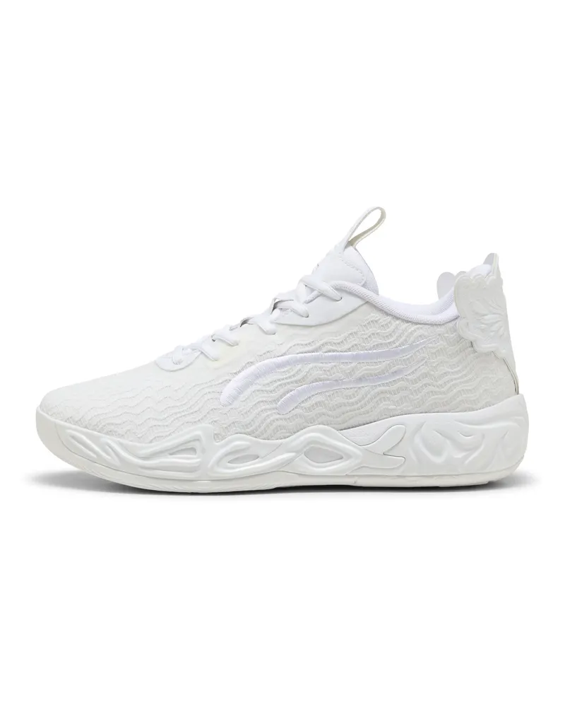 Puma Scarpe da basket MB.04 Lo Ice Bianco unisex, Scarpe White