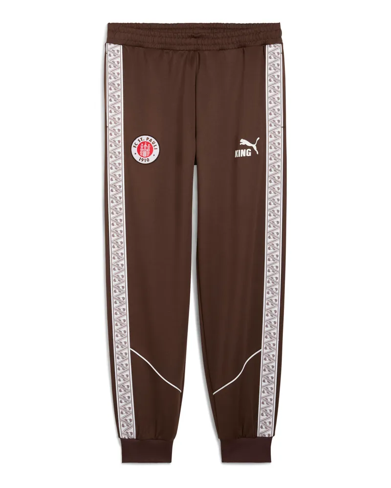 Puma Pantaloni FC St. Pauli KING Anthem da uomo, Accessori, Marrone Brown