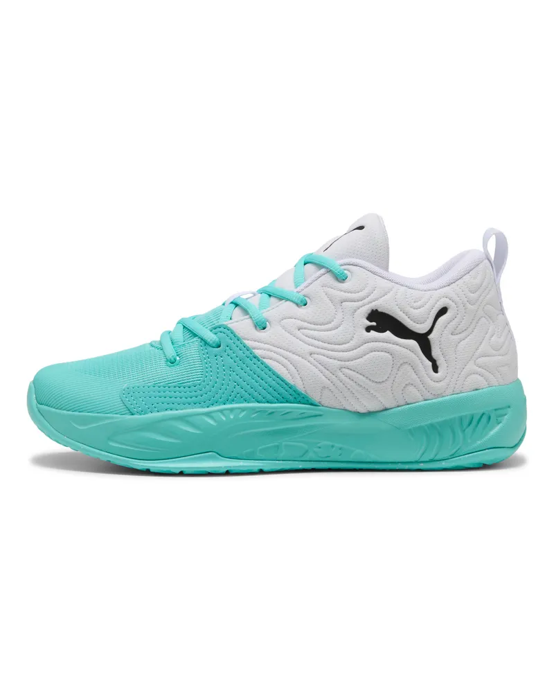 Puma Scarpe da basket dal taglio medio Court Pro 3 unisex, Scarpe, Bianco White