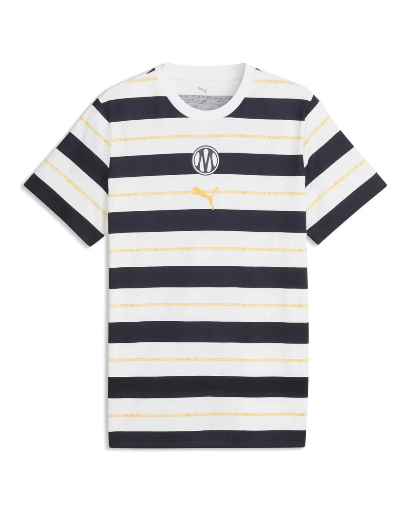 Puma T-shirt con stampa Olympique de Marseille ftblCulture da uomo, Accessori, Bianco White
