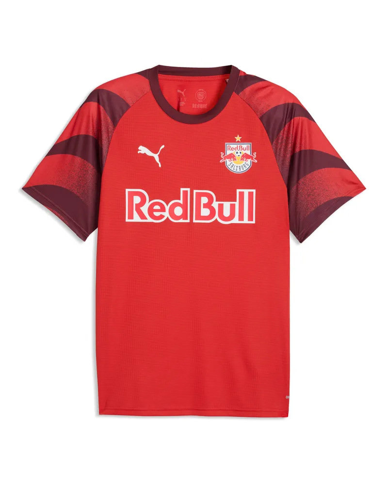 Puma Maglia da riscaldamento FC RB Salzburg da uomo, Accessori, Rosso Red