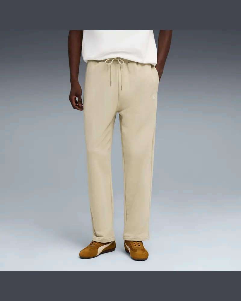 Puma Pantaloni da tuta WARDROBE ESS vestibilità comoda da uomo, Abbigliamento, Beige Beige