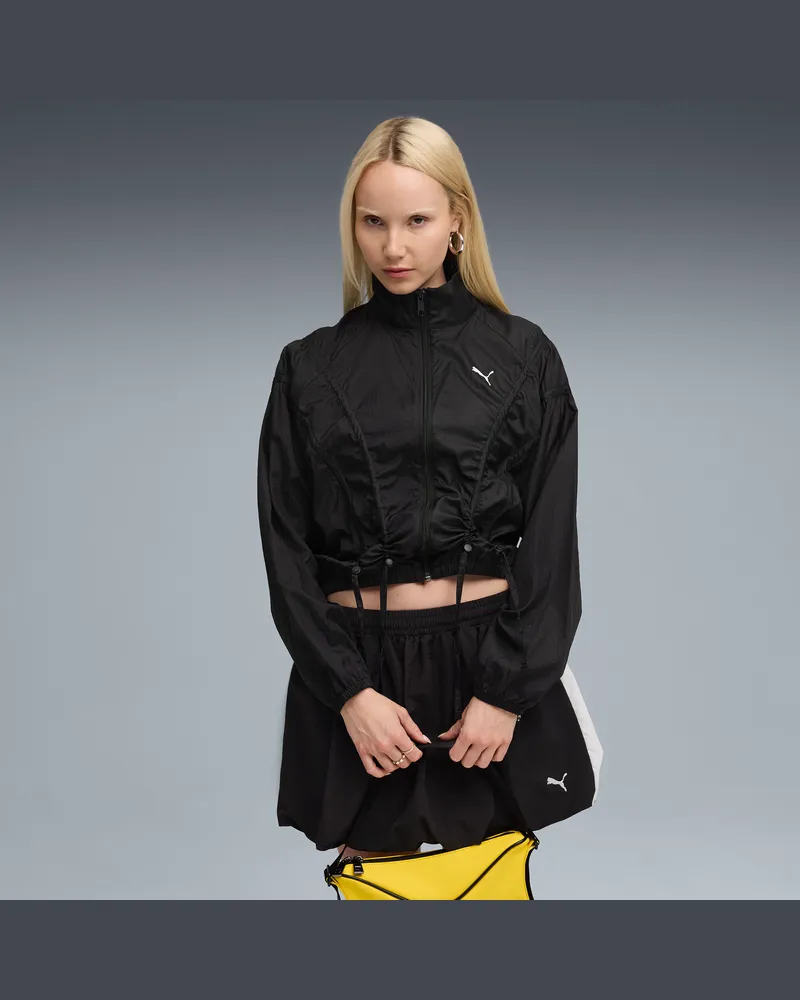 Puma Giacca oversize in tessuto DARE TO da donna, Abbigliamento, Nero Black