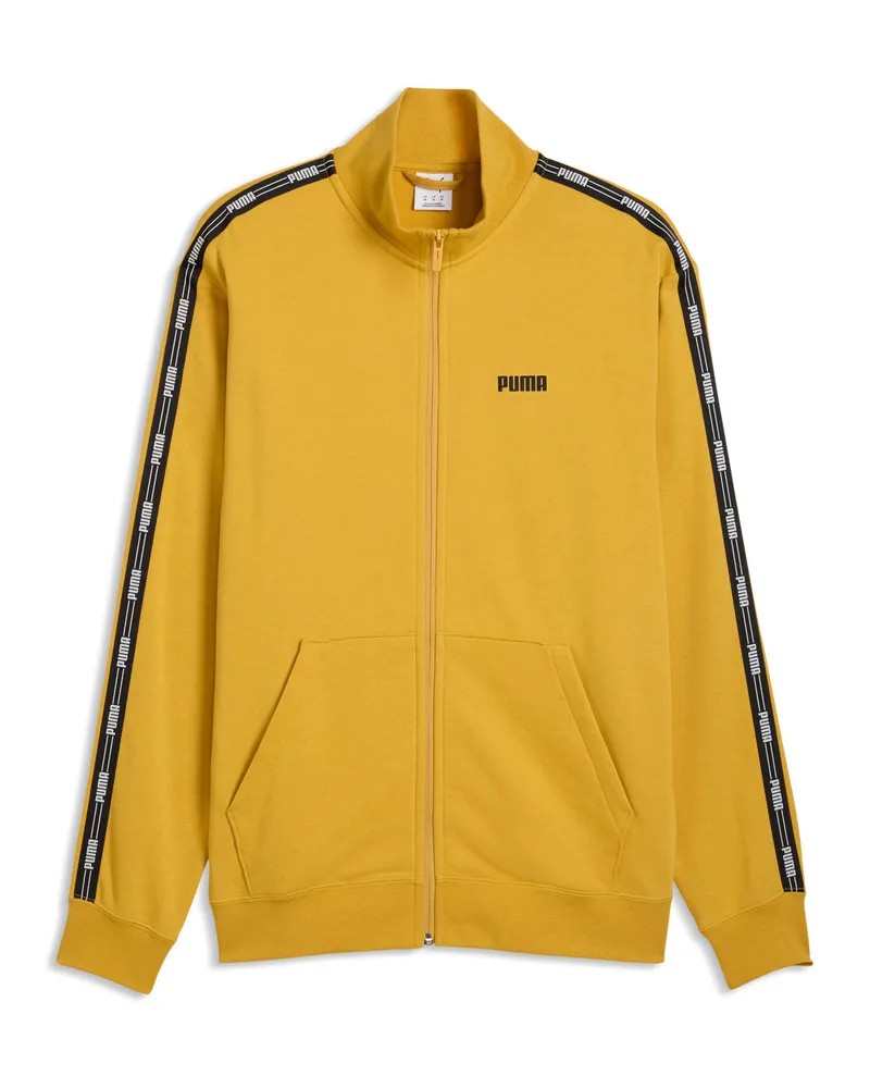 Puma Giacca sportiva con zip da uomo, Abbigliamento, Giallo Yellow