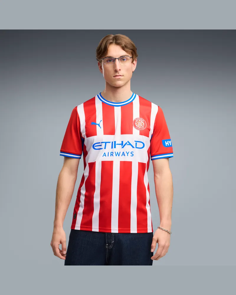 Puma Girona F.C. Maglia Home 26/27 da uomo, Accessori, Rosso Red