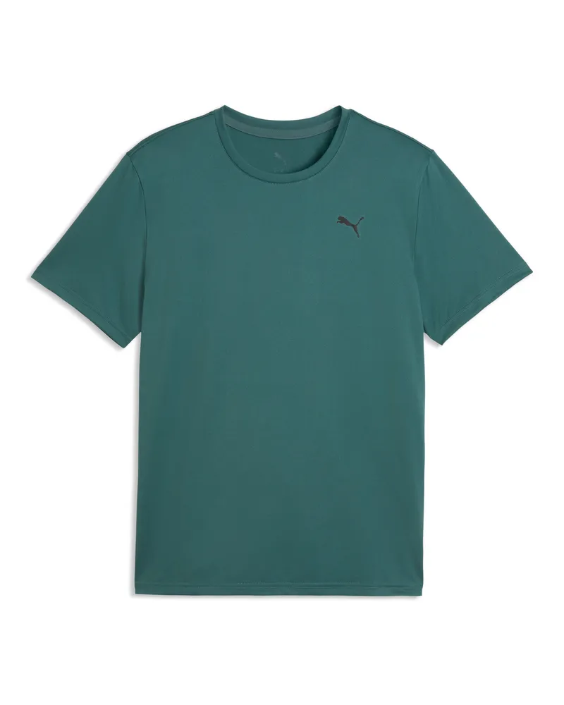 Puma T-shirt TAD ESSENTIALS Solid Cat da uomo, Abbigliamento, Verde Green