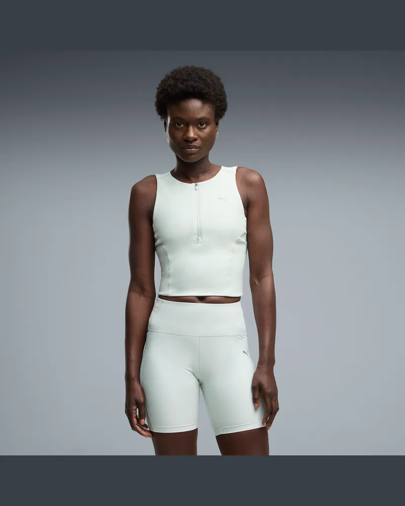 Puma Canotta da running LIGHTSTRIDE da donna, Abbigliamento, Verde Green