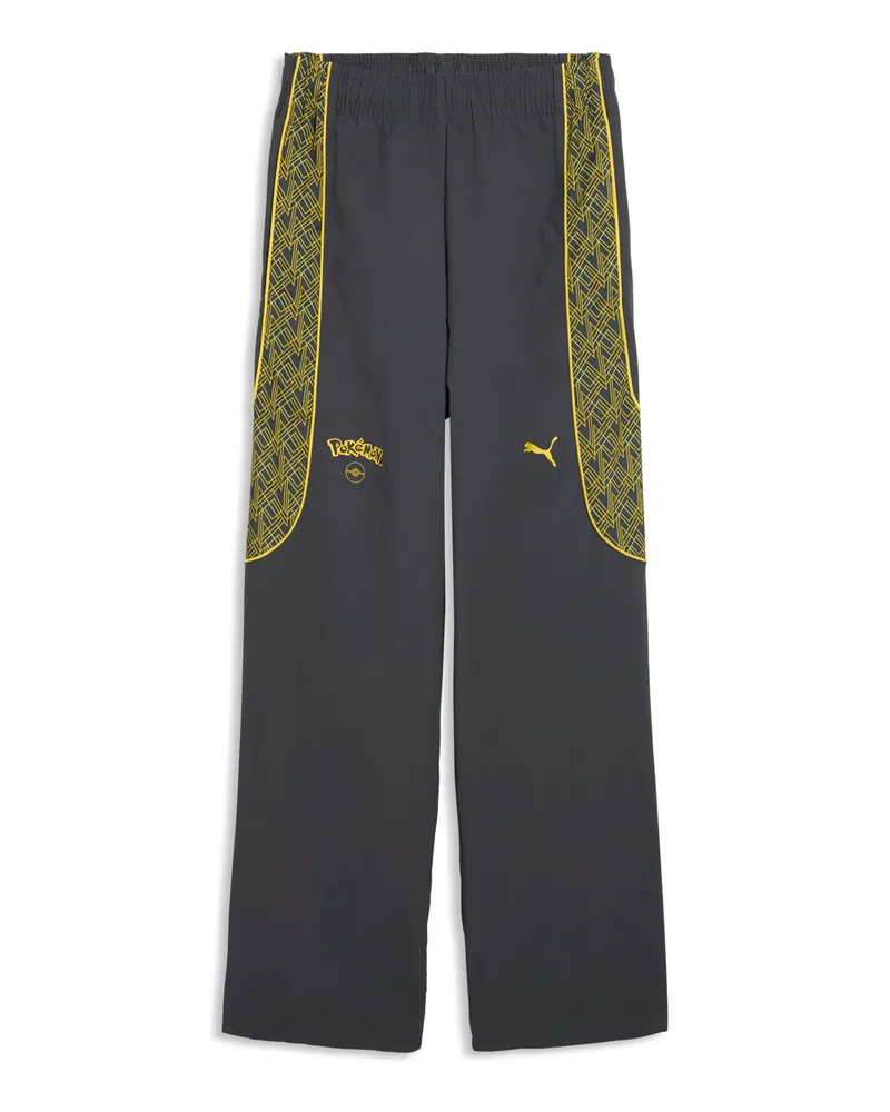 Puma Pantaloni della tuta  x POKÉMON PUMATECH-X dal taglio morbido da uomo, Accessori, Grigio Gray