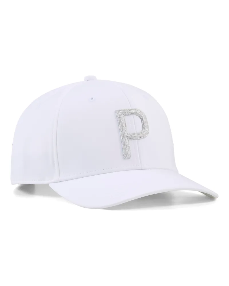 Puma Cappellino da golf Heritage P Tech da uomo, Accessori, Bianco White