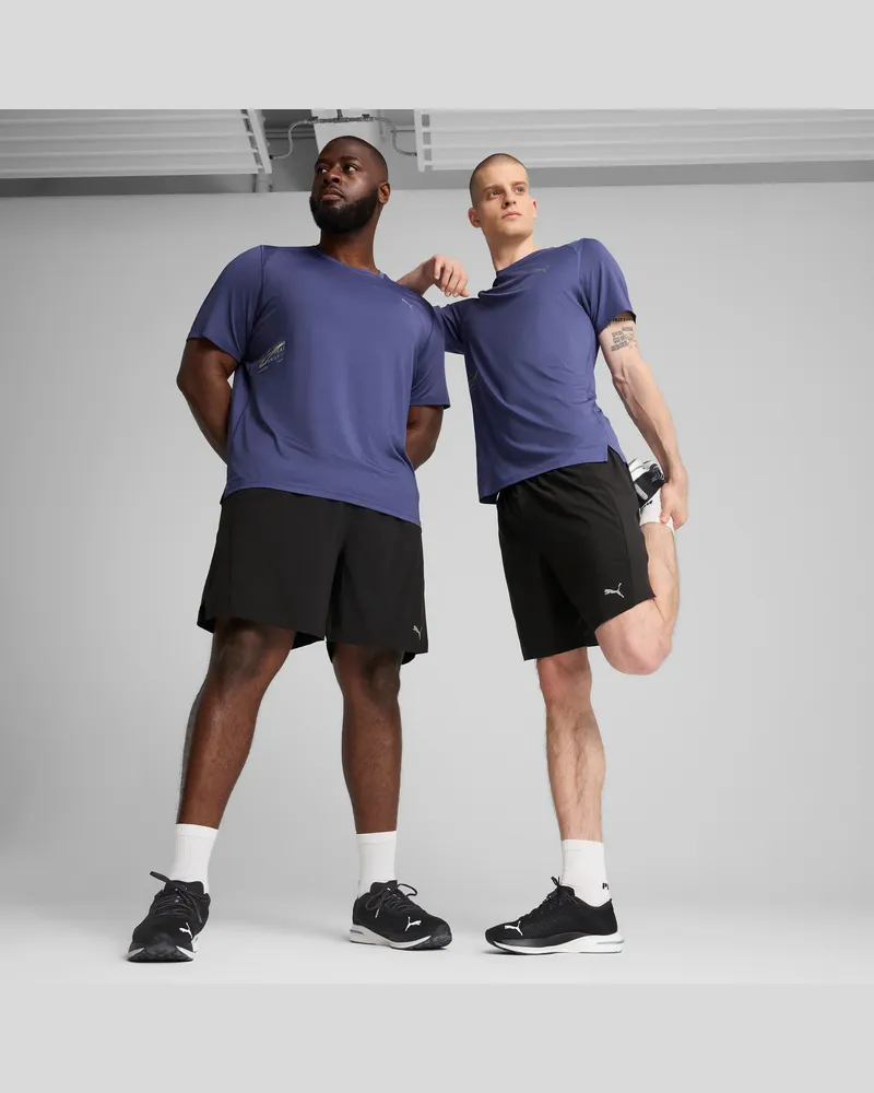 Puma Shorts da running VELOCITY 7" da uomo, Abbigliamento, Nero Black