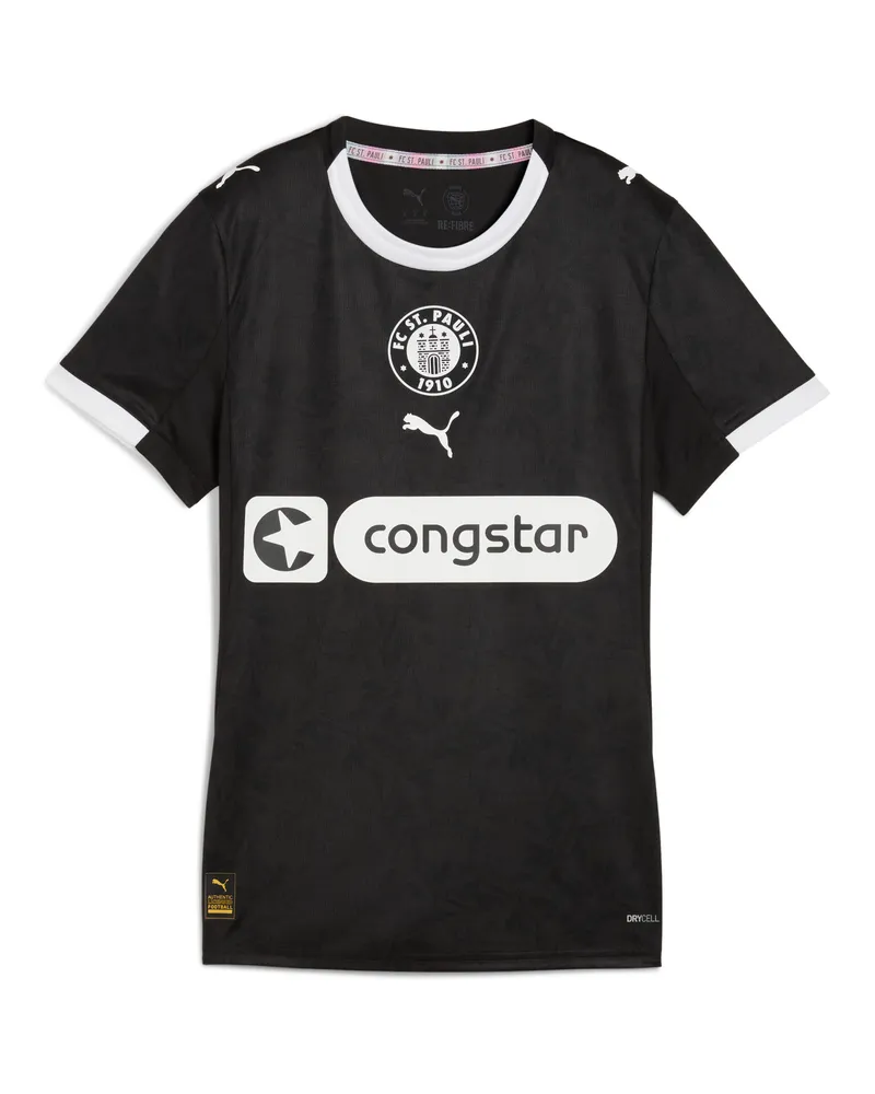 Puma Maglia gara Third FC St. Pauli 25/26 da donna, Accessori, Nero Black