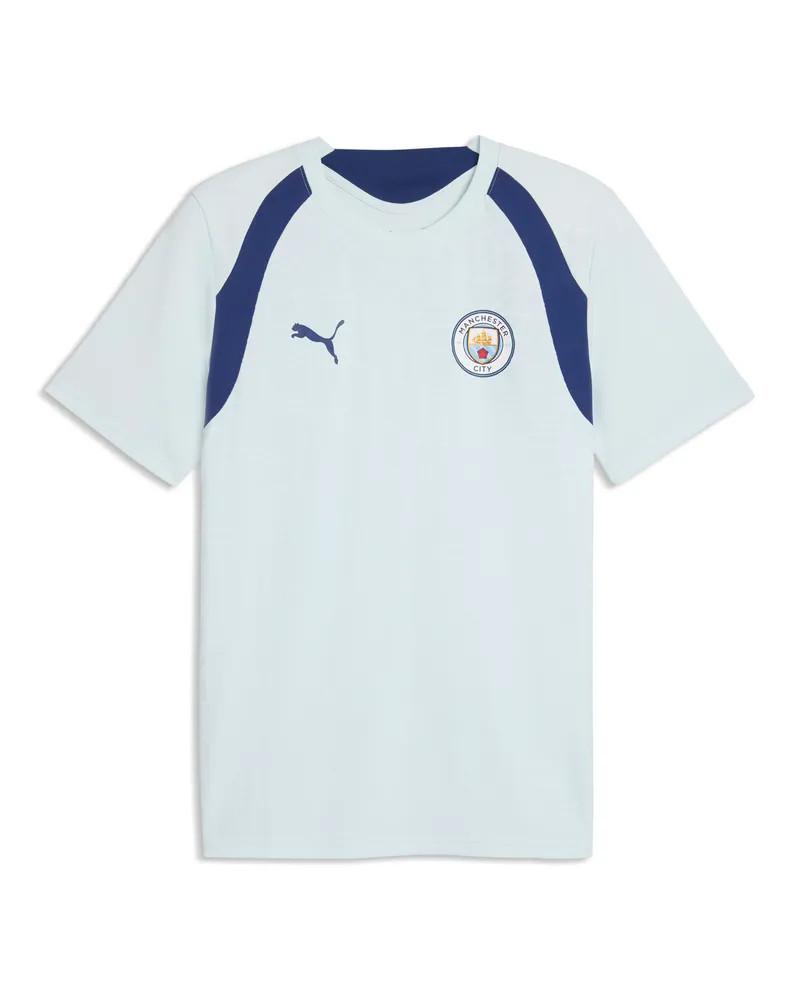 Puma Maglia da training aderente del Manchester City da uomo, Accessori, Blu Blue