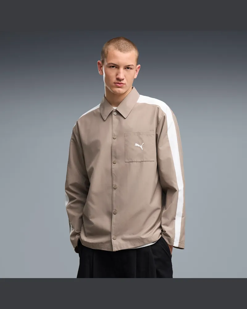 Puma Camicia T7 dal taglio morbido da uomo, Accessori, Beige Beige
