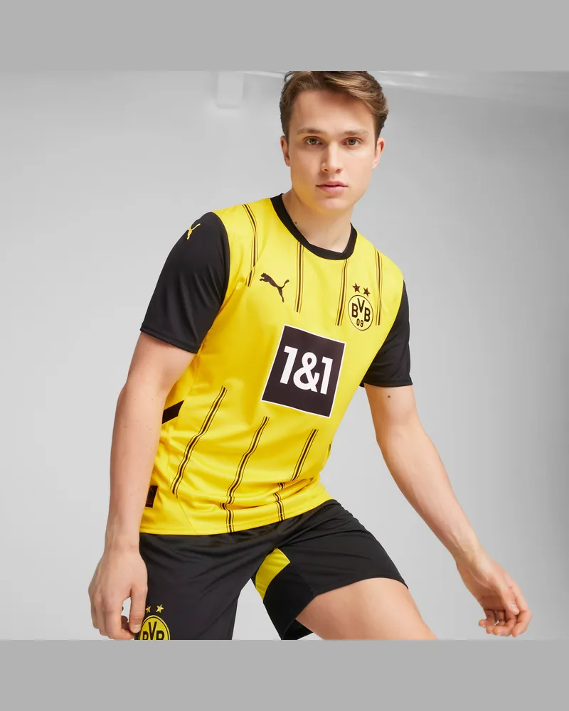 Puma Maglia gara Home Borussia Dortmund 24/25 da uomo, Abbigliamento, Giallo Yellow