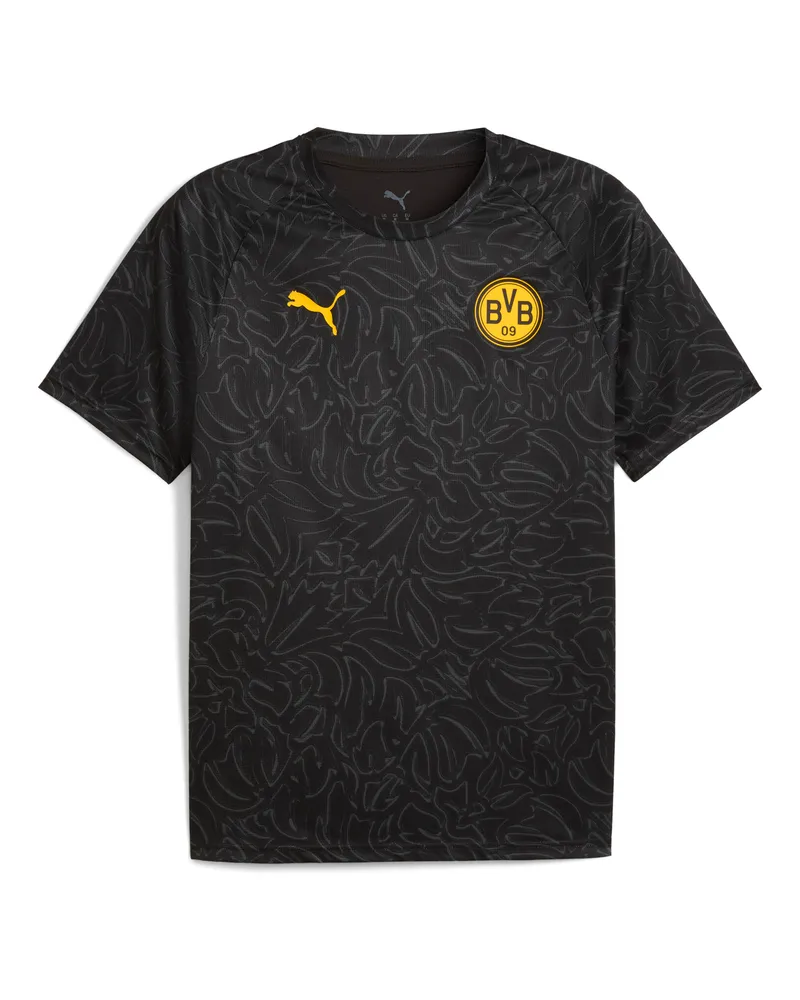 Puma Maglia pre-partita Borussia Dortmund da uomo, Accessori, Nero Black