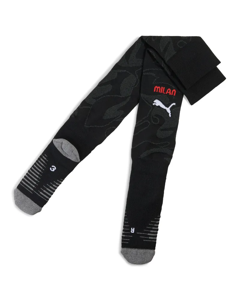 Puma Calzettoni da portiere con grafica AC Milan 25/26 da uomo, Abbigliamento, Nero Black
