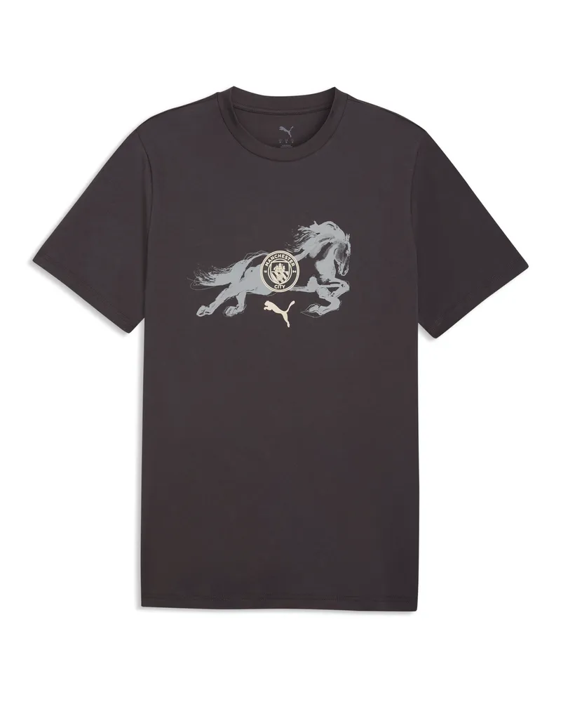 Puma T-shirt Manchester City x Year of the Horse da uomo, Accessori, Grigio Gray