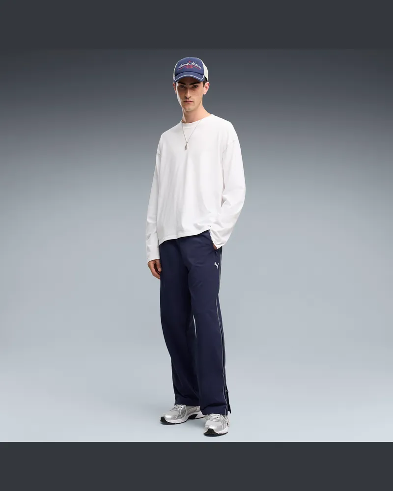 Puma Pantaloni da tuta in tessuto  Class dal taglio morbido da uomo, Accessori, Blu Blue