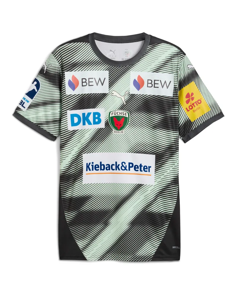 Puma Maglia gara Away Füchse Berlin 25/26 da uomo, Accessori, Nero Black