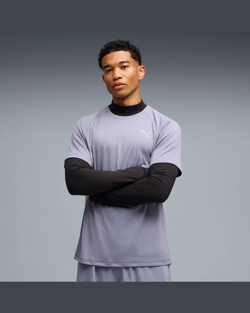 Puma T-shirt da running VELOCITY da uomo, Abbigliamento, Grigio Gray