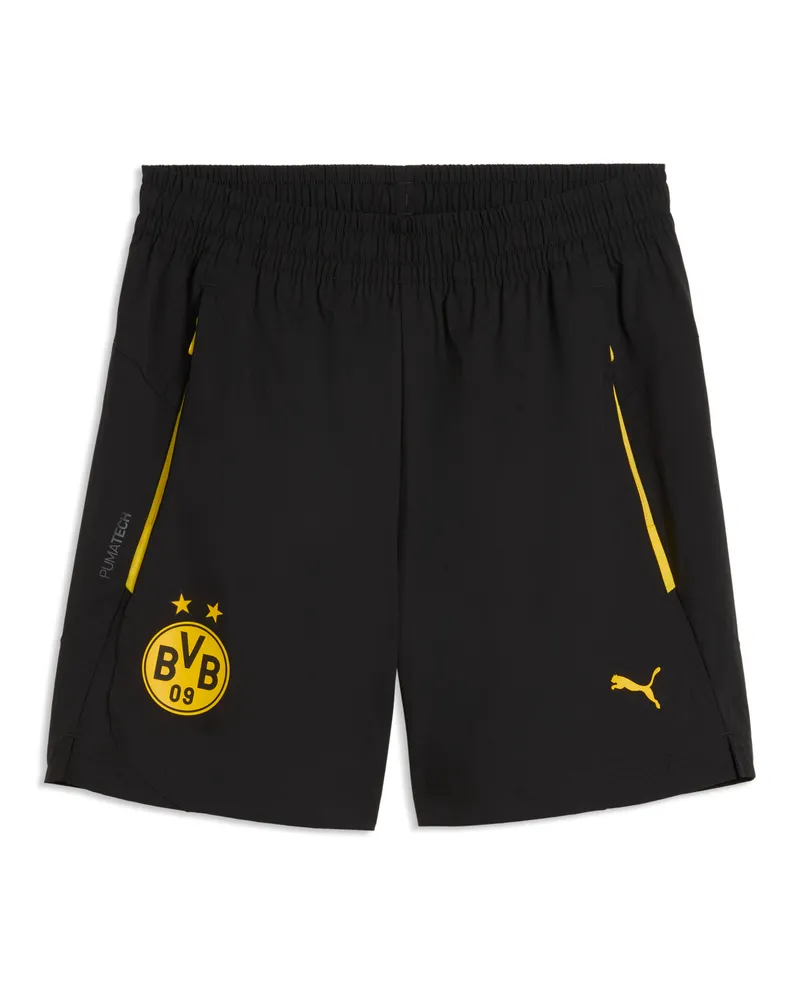 Puma Shorts in tessuto Borussia Dortmund TECH dal taglio morbido da uomo, Accessori, Nero Black