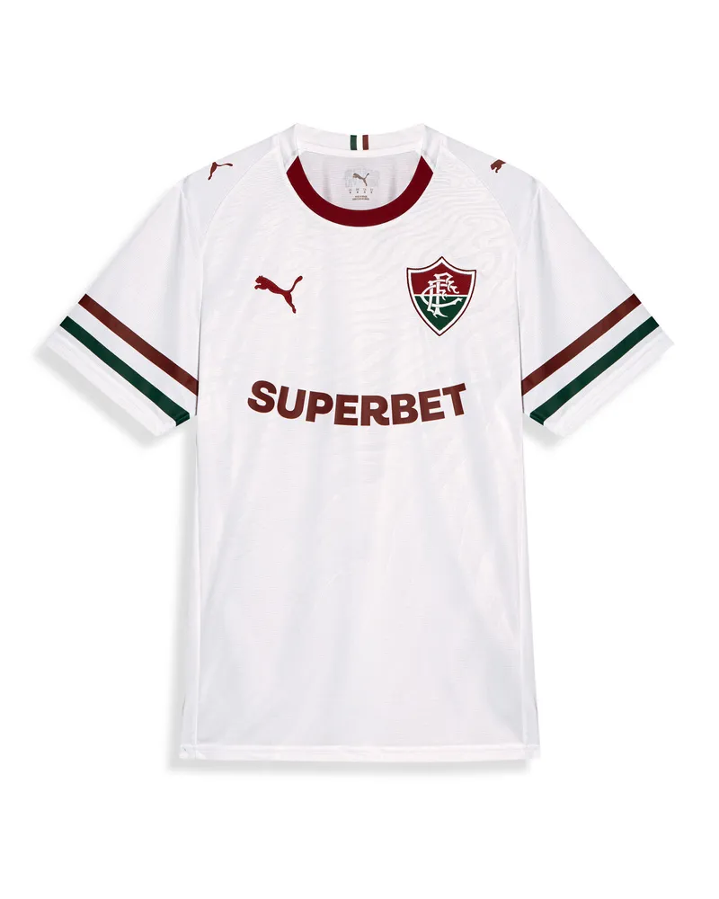 Puma Maglia Away Fluminense Torcedor 2026 da uomo, Accessori, Bianco White