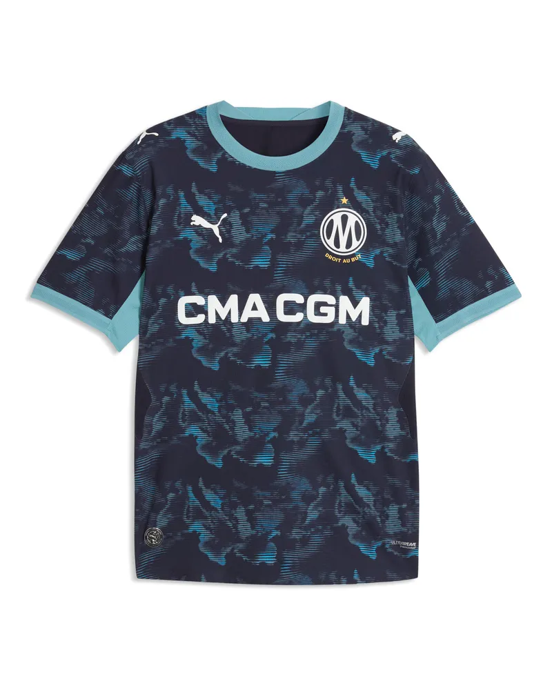 Puma Maglia Away Olympique de Marseille 26/27 Authentic da uomo, Accessori, Blu Blue