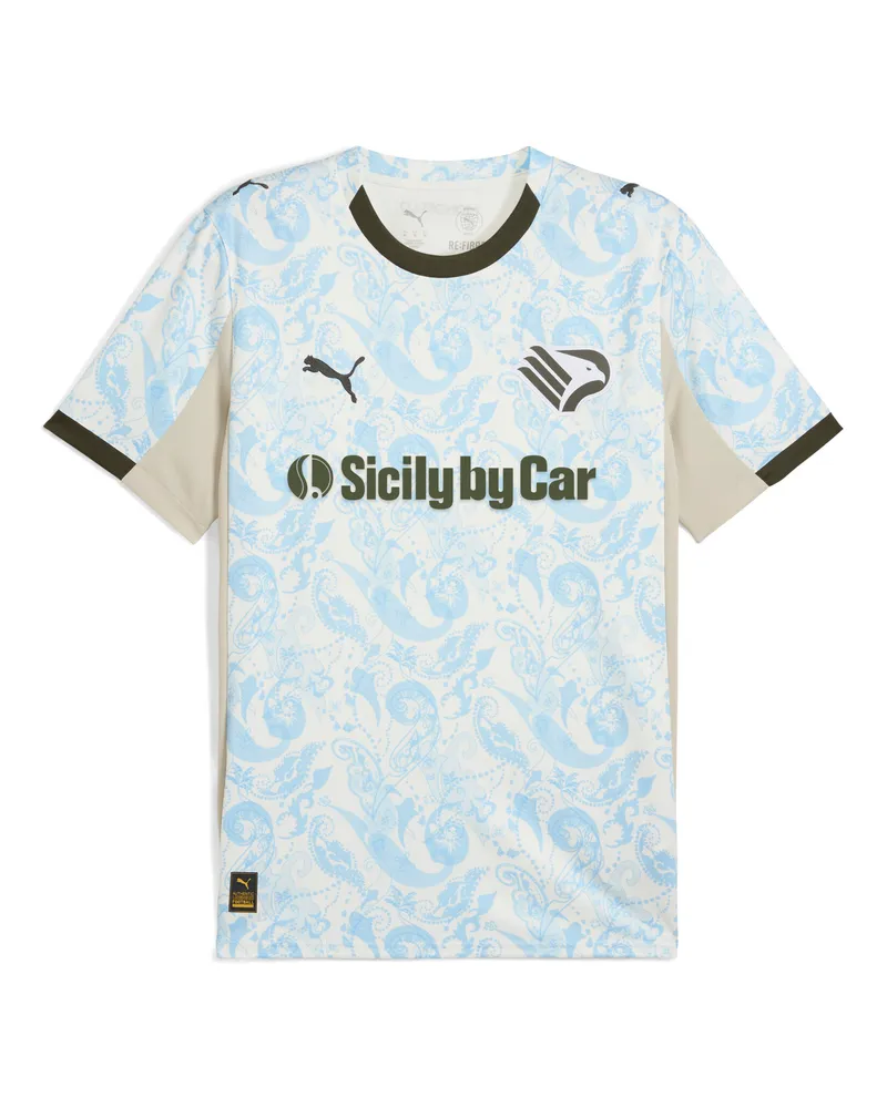 Puma Palermo F.C. Maglia gara Third Replica 25/26 da uomo, Accessori, Bianco White