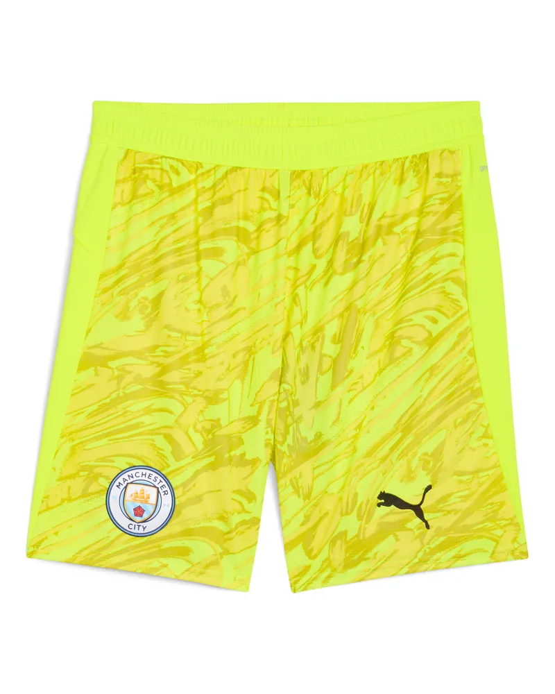 Puma Shorts da portiere Manchester City 25/26 da uomo, Accessori, Giallo Yellow