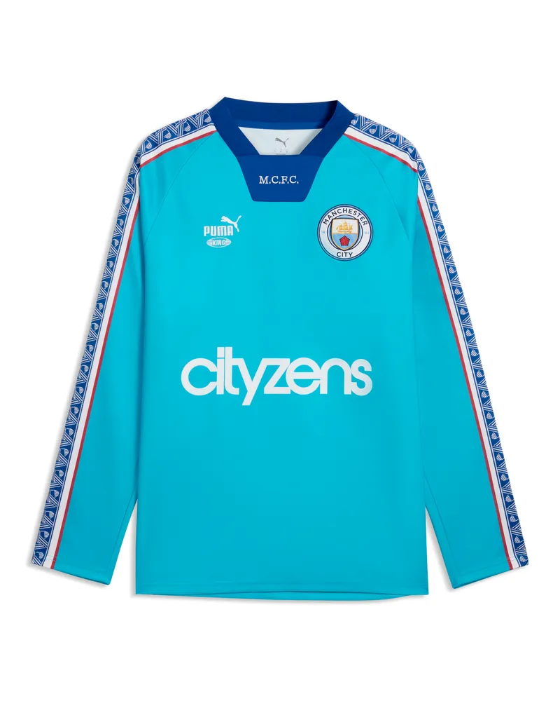 Puma Maglia Manchester City KING dal taglio morbido da uomo, Accessori, Blu Blue
