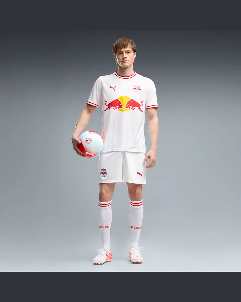 Puma Shorts FC RB Salzburg 26/27 da uomo, Abbigliamento, Bianco White