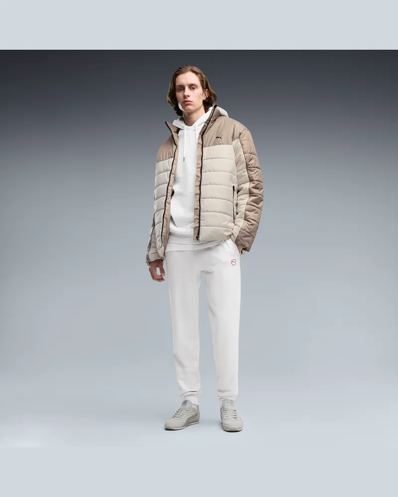 Puma Pantaloni della tuta Essentials Elevated da donna, Abbigliamento, Bianco White