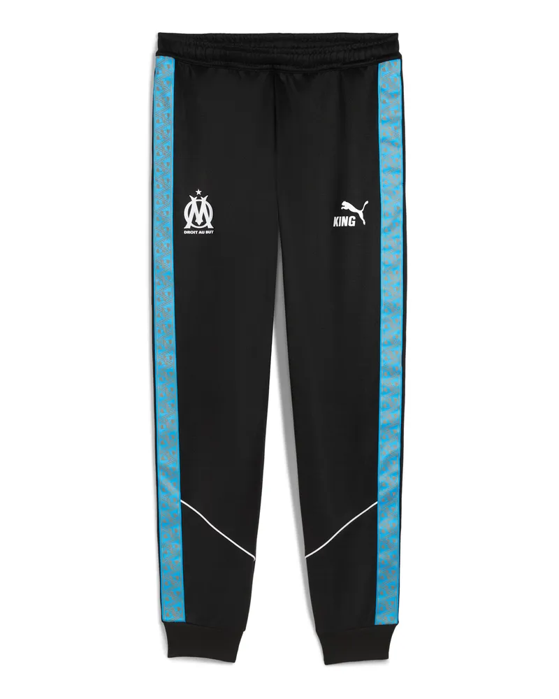 Puma Pantaloni Olympique de Marseille KING Anthem da uomo, Accessori, Nero Black