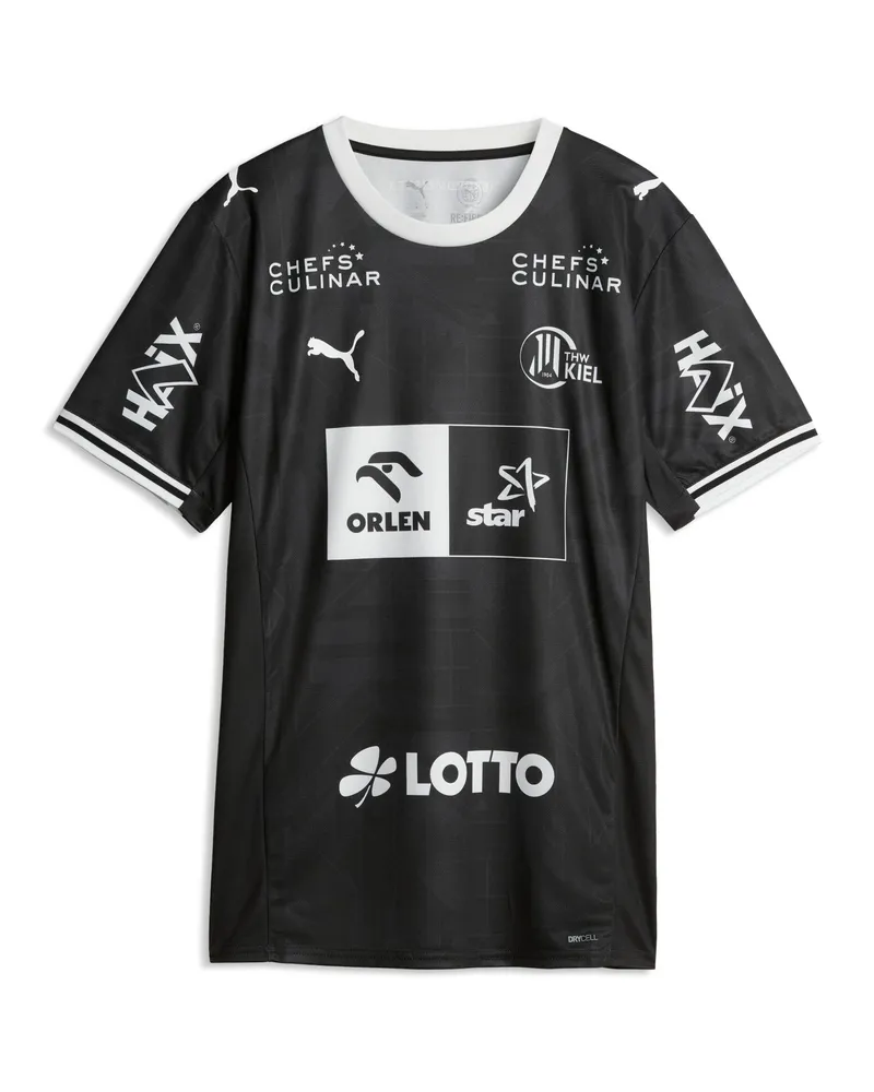 Puma Maglia Away THW Kiel da uomo, Accessori, Nero Black
