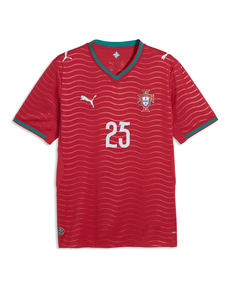 Puma Maglia Home Portogallo Player 2026 da uomo, Accessori, Rosso Red