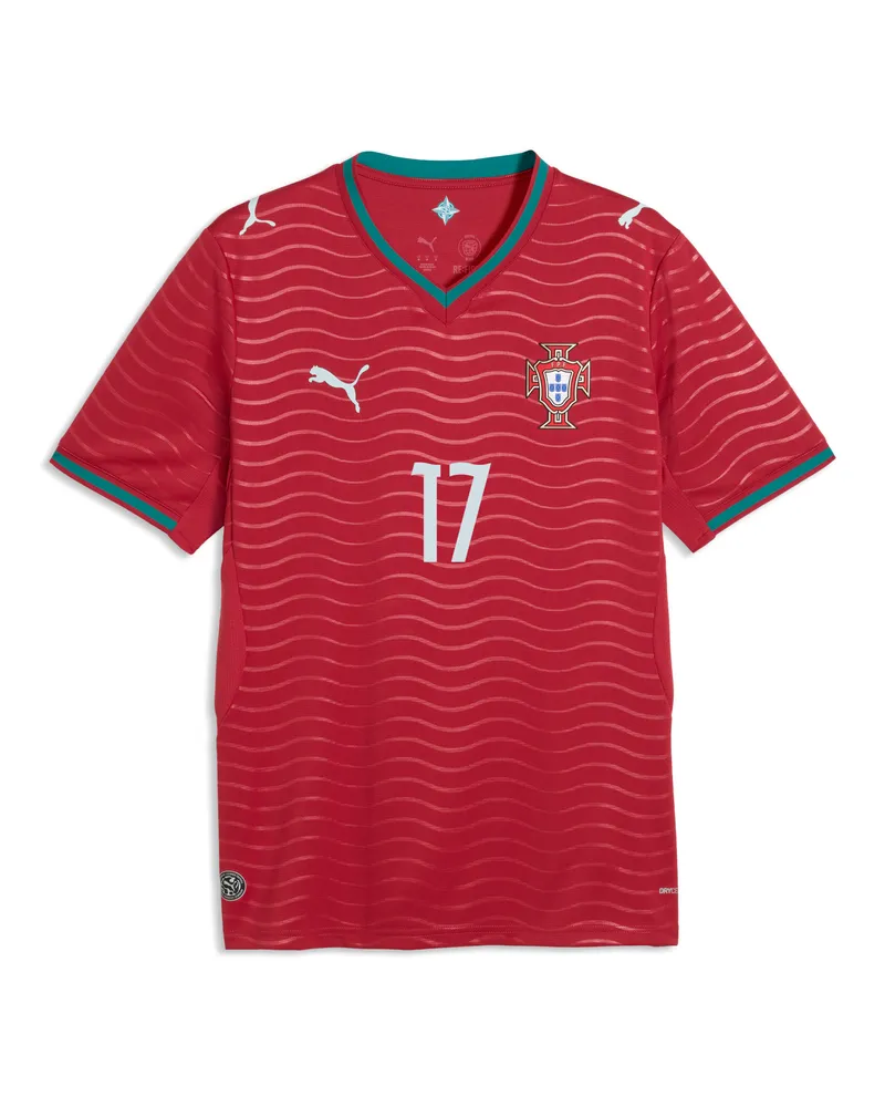 Puma Maglia Home Portogallo Player 2026 da uomo, Accessori, Rosso Red