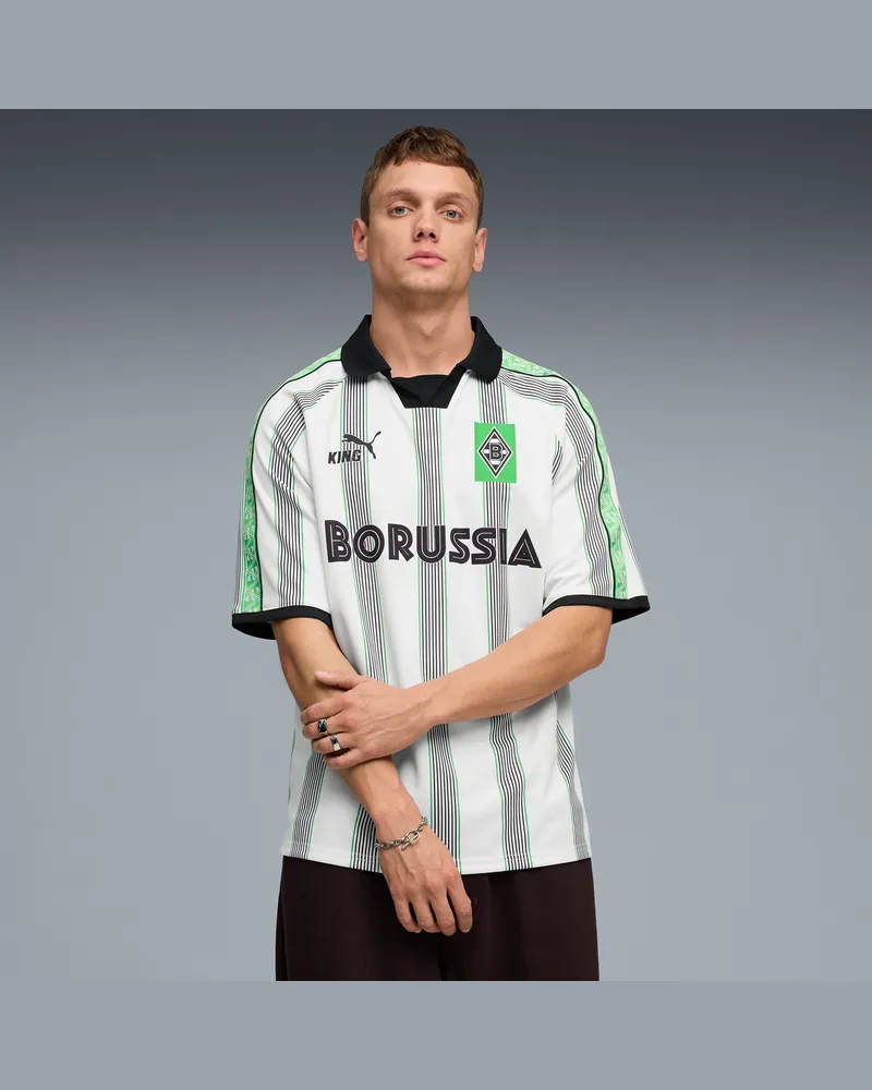 Puma Maglia Borussia Mönchengladbach KING da uomo, Abbigliamento, Bianco White