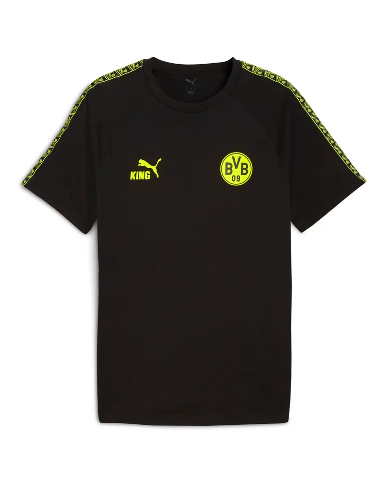 Puma T-shirt Borussia Dortmund KING da uomo, Accessori, Nero Black