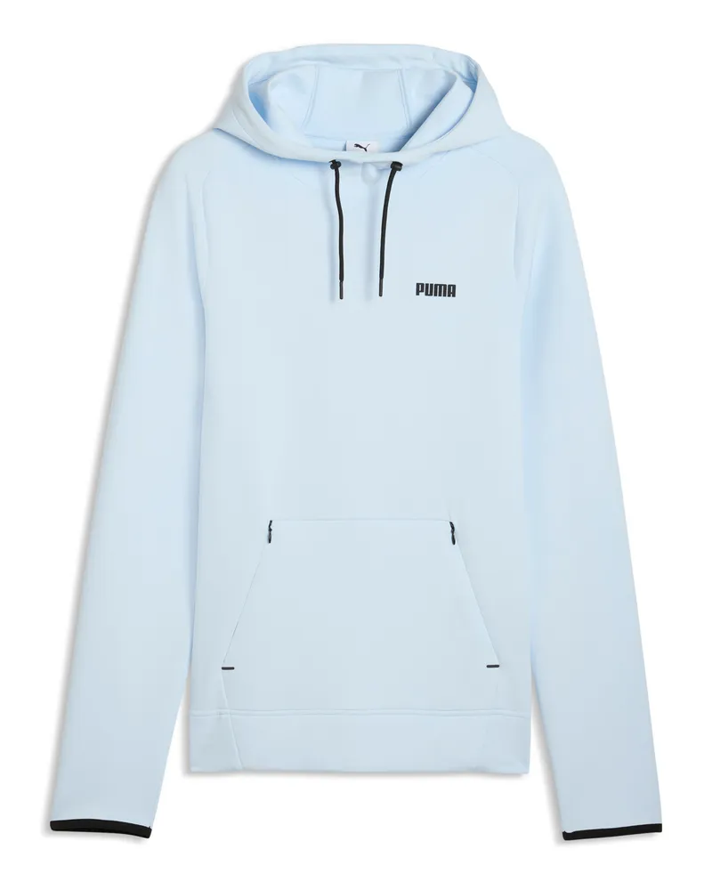 Puma Felpa con cappuccio Spacer da uomo, Abbigliamento, Blu Blue