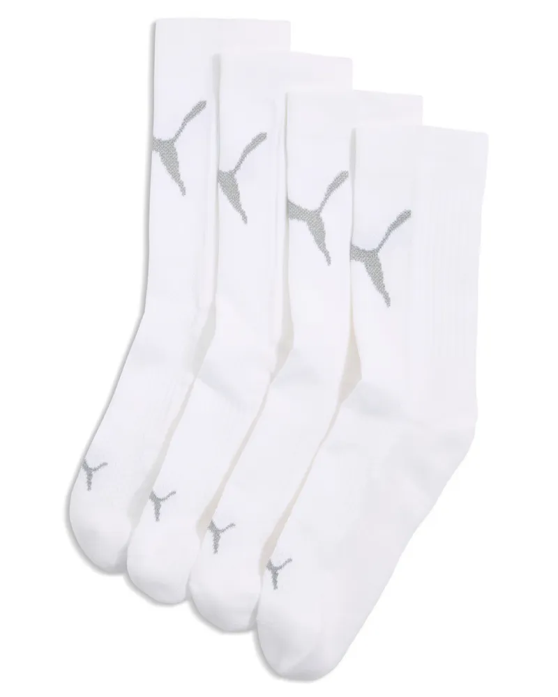 Puma Calze alla caviglia da running unisex (confezione da 2), Abbigliamento, Bianco White