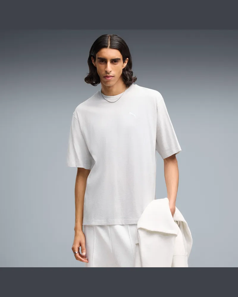 Puma T-shirt Essentials dal taglio morbido da uomo, Abbigliamento, Bianco White