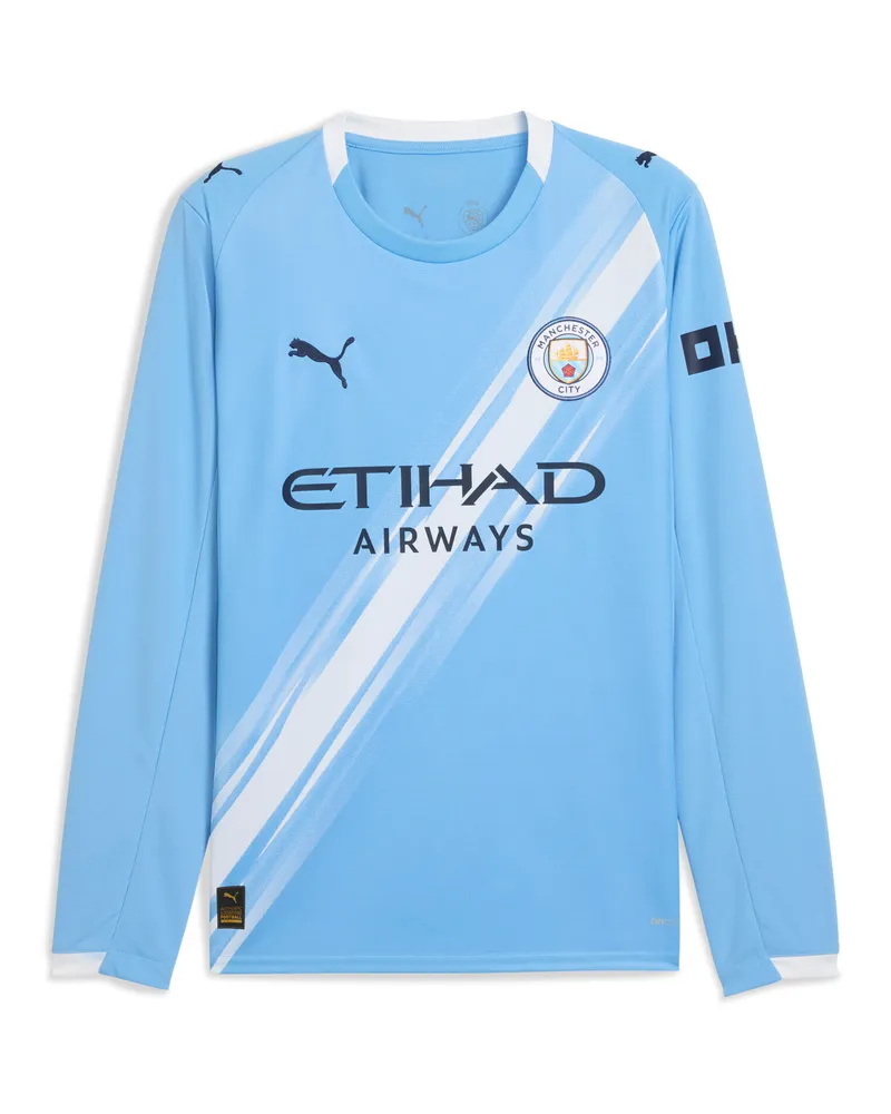 Puma Maglia gara Home a maniche lunghe Manchester City 25/26 da uomo, Accessori, Blu Blue