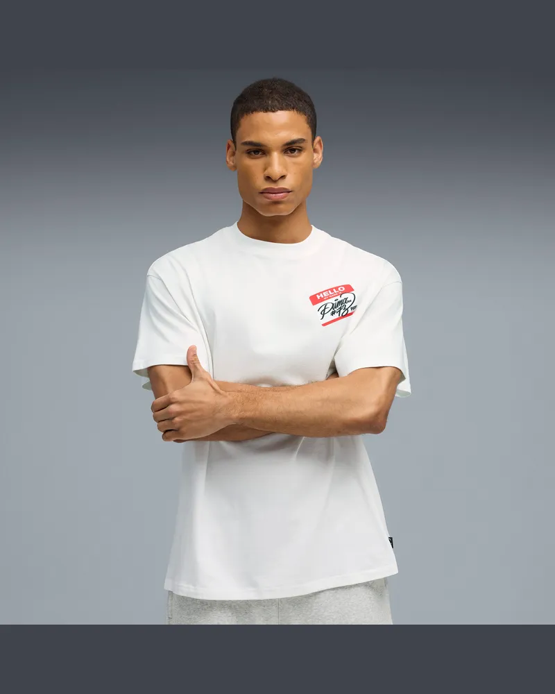 Puma T-shirt HooperHotline I da uomo, Abbigliamento, Bianco White