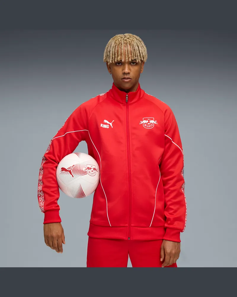 Puma Giacca RB Leipzig KING Anthem da uomo, Abbigliamento, Rosso Red