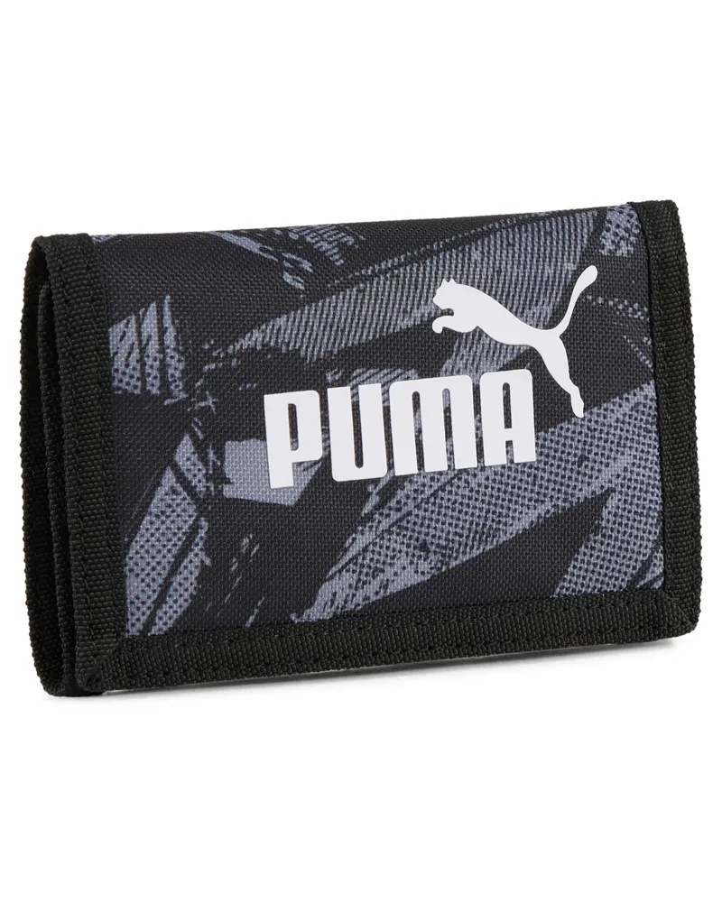 Puma Portafoglio con stampa integrale  Phase, Accessori, Nero Black