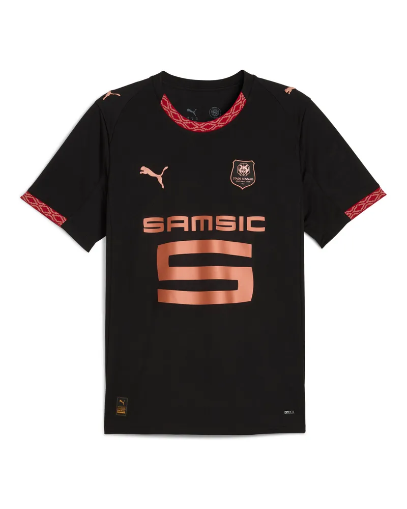 Puma Maglia gara Third Stade Rennais FC 25/26 da uomo, Accessori, Nero Black